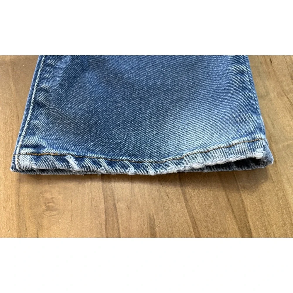 Levi's 517 Slim Bootcut Denim Blue Jeans Cotton Blend Men's 38x29 Farm Worn